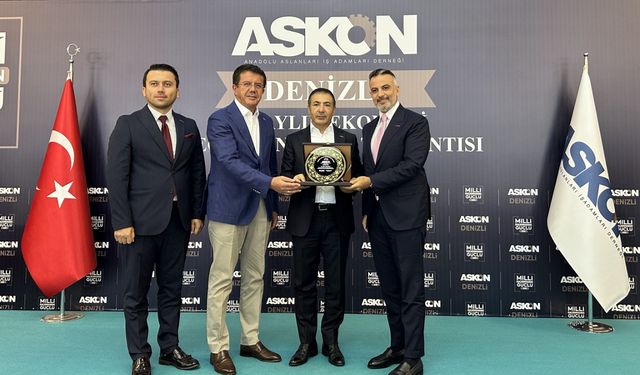 Askon’dan Başkan Erdoğan’a Teşekkür Plaketi