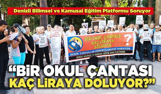 “Bir Okul Çantası Kaç Liraya Doluyor?”