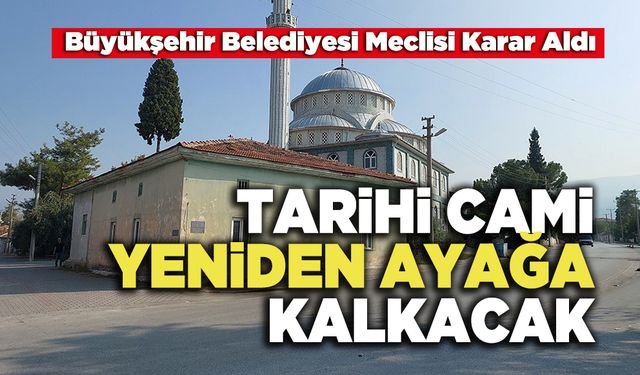 Tarihi Akköy Yukarı Cami’yi  Yeniden Ayağa Kalkacak