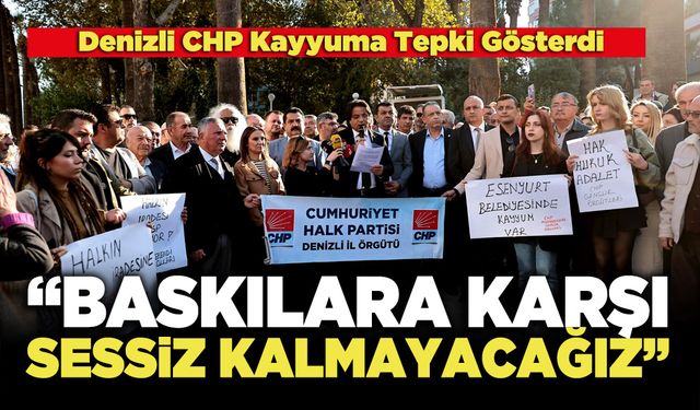 CHP’den ‘Kayyum’ Tepkisi: “Baskıya Karşı Sessiz Kalmayacağız”