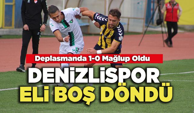 Denizlispor Deplasmandan Eli Boş Döndü