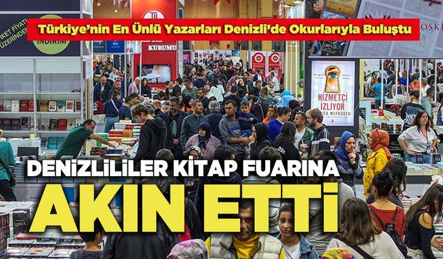 Denizlililer Kitap Fuarına Akın Etti