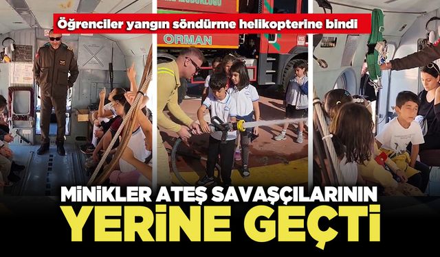 Minikler Ateş Savaşçılarının Yerine Geçti