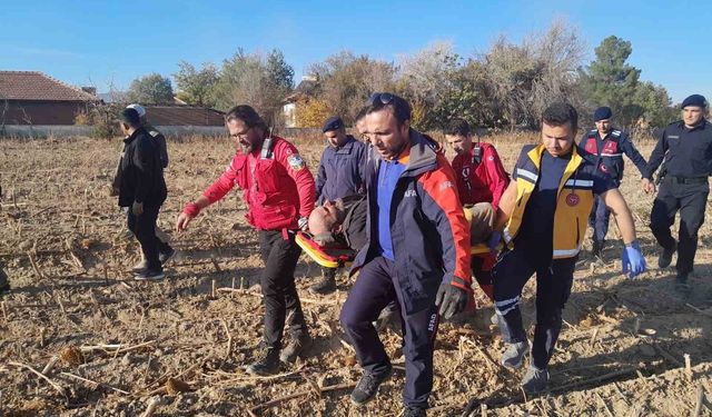 83 yaşındaki kayıp şahıs tarlada bulundu