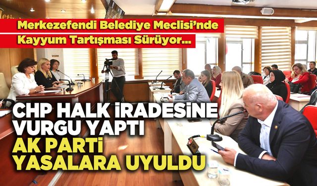 CHP Halk İradesine Vurgu Yaptı, AK Parti Yasalara Uyuldu