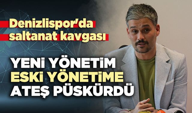 Yeni Yönetim Eski Yönetime Ateş Püskürdü