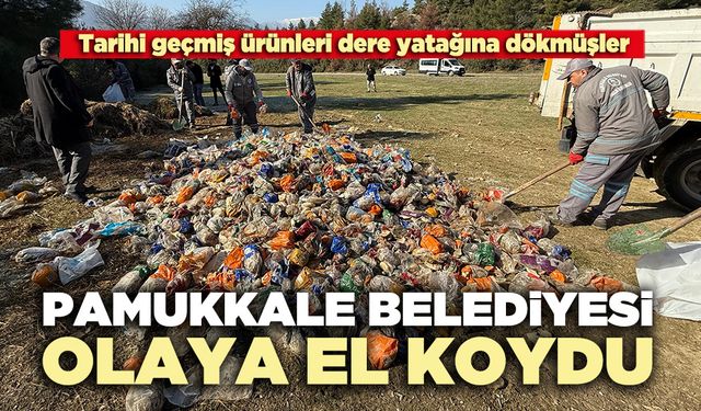 Pamukkale Belediyesi Olaya El Koydu