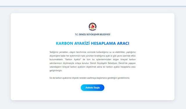 Denizli Büyükşehir Belediyesi’nden İklim Dostu Adım