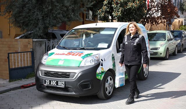 Merkezefendi halk süt araçları anlık takip ediliyor