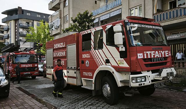 Apartman dairesinde çıkan yangın ucuz atlatıldı