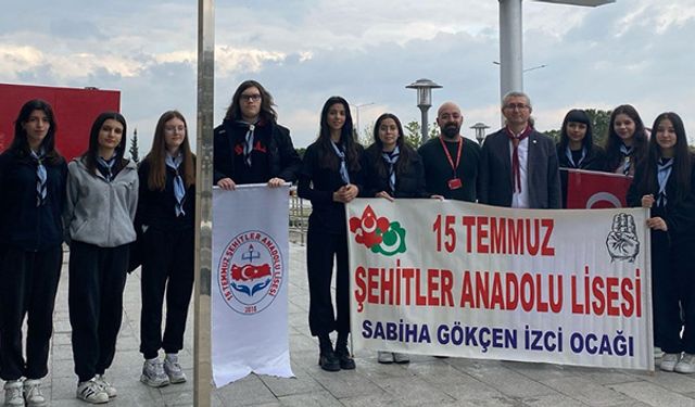 İzciler Kızılay’ı ziyaret etti