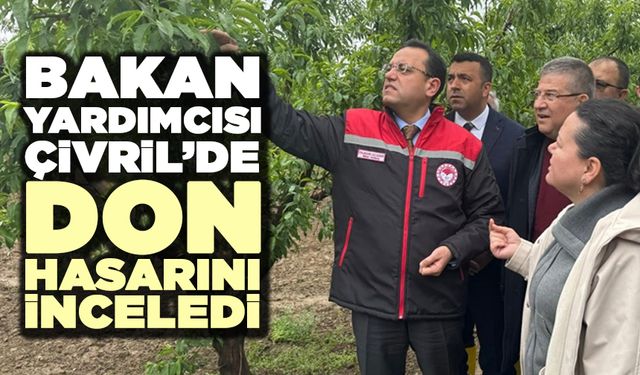 Bakan Yardımcısı Çivril’de Don Hasarını İnceledi