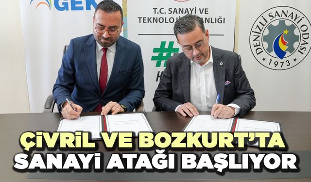 Çivril Ve Bozkurt’ta Sanayi Atağı Başlıyor