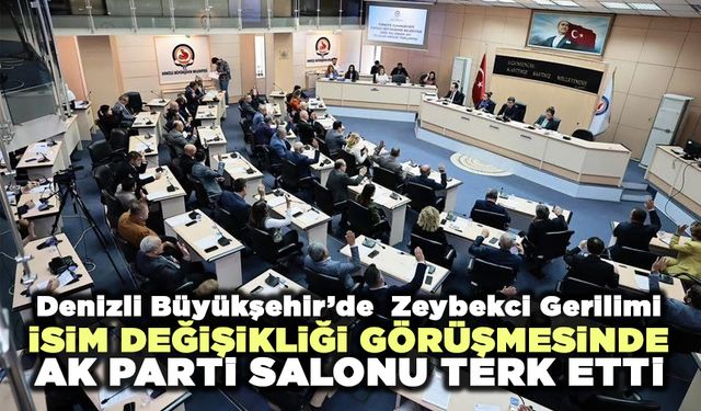 Denizli Büyükşehir'de Zeybekci Gerilimi