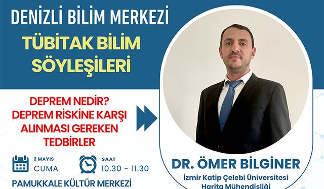 Denizli Büyükşehir’den deprem söyleşisi