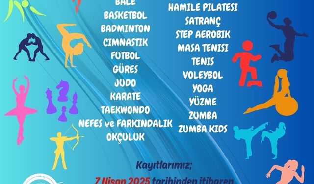 Denizli Büyükşehir’in ücretsiz spor kurs kayıtları başlıyor