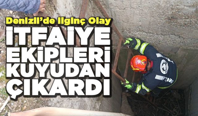 İtfaiye Ekipleri 5 Metrelik Kuyudan Çıkardı