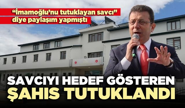 Denizli’de savcıyı hedef gösteren şahıs tutuklandı