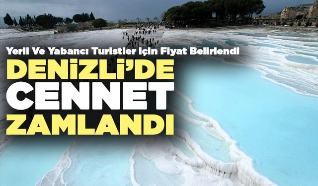Denizli’de Cennet Zamlandı