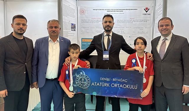 Beyağaçlı öğrenciler Türkiye 2. oldu