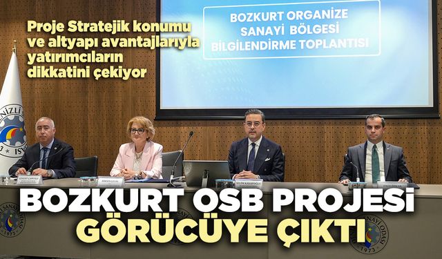 Bozkurt OSB projesi görücüye çıktı