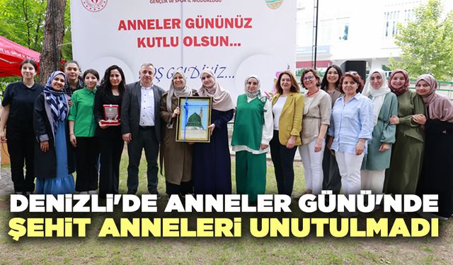 Denizli'de Anneler Günü'nde Şehit Anneleri Unutulmadı