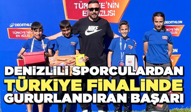 Denizlili Sporculardan Türkiye Finalinde Gururlandıran Başarı