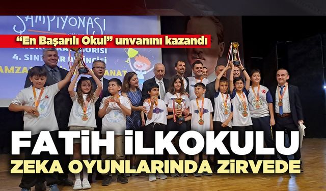 Fatih İlkokulu zeka oyunlarında zirvede