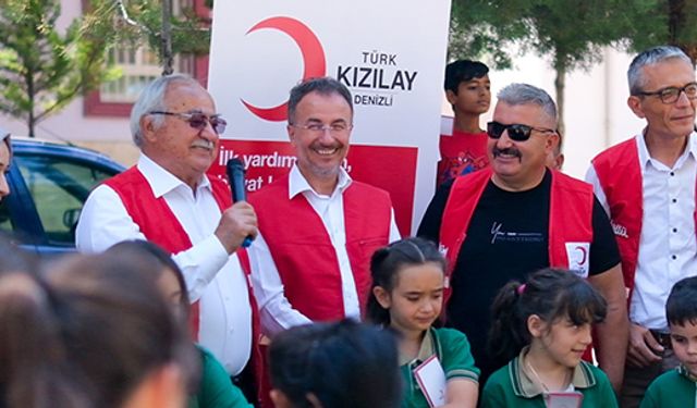 Baklan’da ‘Kalpten Kalbe Kızılay’ etkinliği gerçekleştirildi