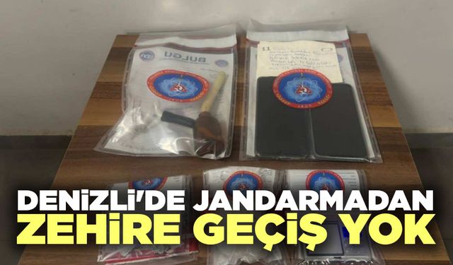 Denizli'de Jandarmadan Zehire Geçiş Yok