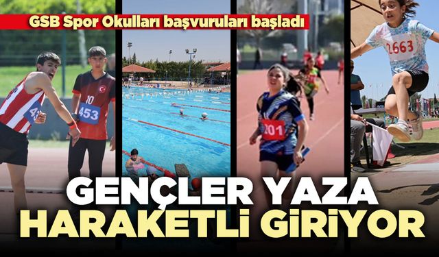 Gençler yaza haraketli giriyor