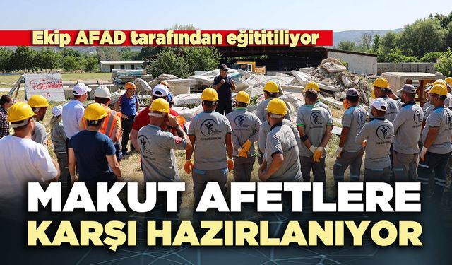 MAKUT afetlere karşı hazırlanıyor