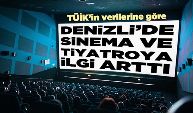Denizli’de sinema ve tiyatroya ilgi arttı