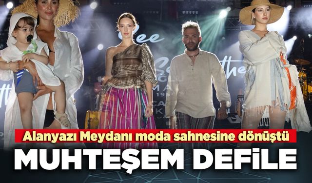 Buldan kumaşlarıyla muhteşem defile