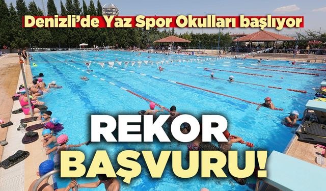 Denizli’de Yaz Spor Okulları başlıyor: rekor başvuru!