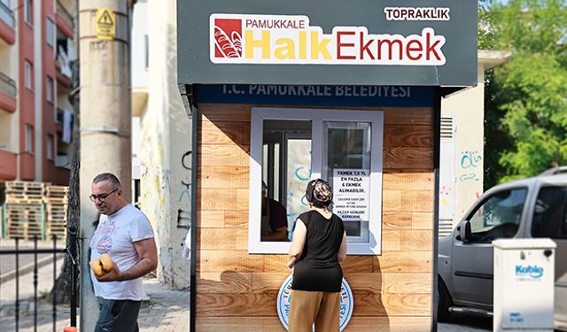 Pamukkale'de halk ekmek büfeleri 16 noktaya ulaştı