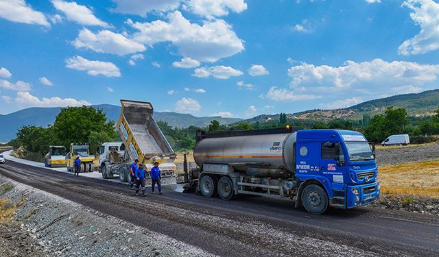 200 kilometrelik asfalt çalışması devam ediyor