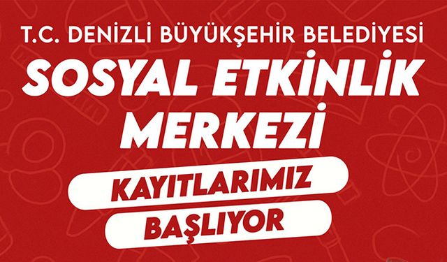 Sosyal Etkinlik Merkezlerinde yeni dönem başlıyor