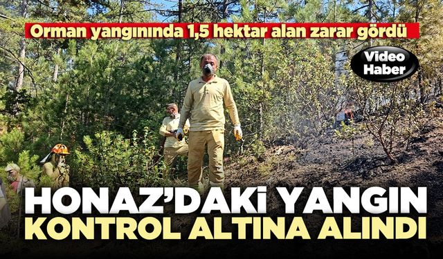 Honaz’daki yangın kontrol altına alındı