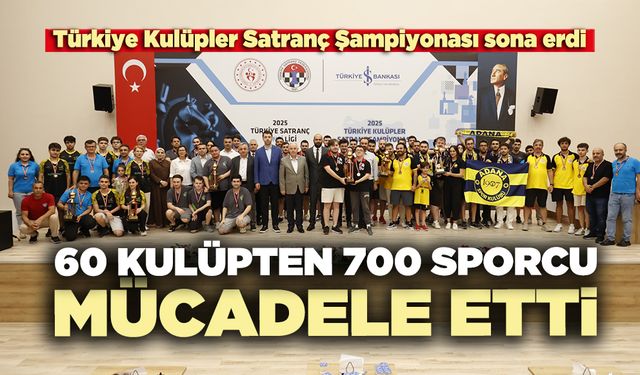 60 Kulüpten 700 sporcu mücadele etti