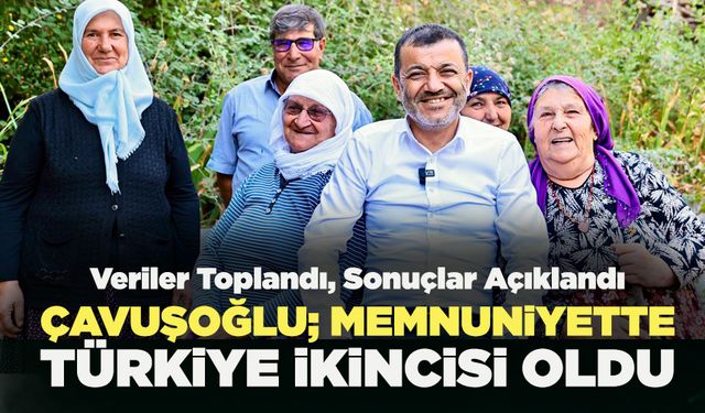 Çavuşoğlu, Memnuniyette Türkiye İkincisi Oldu