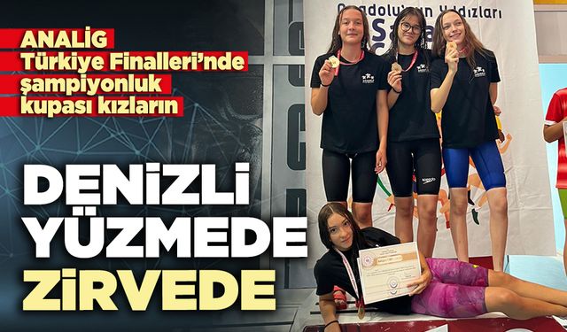 Denizli yüzmede zirvede