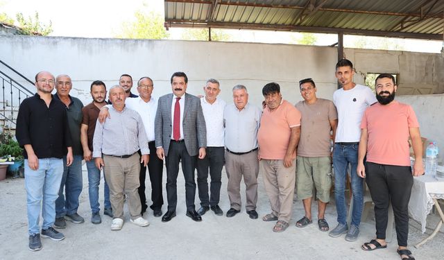Başkan Ertemur Pınarkent ve Kale Mahallesinde Vatandaşlarla Buluştu