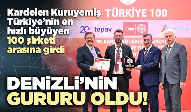 Kardelen Kuruyemiş Denizli’nin gururu oldu!