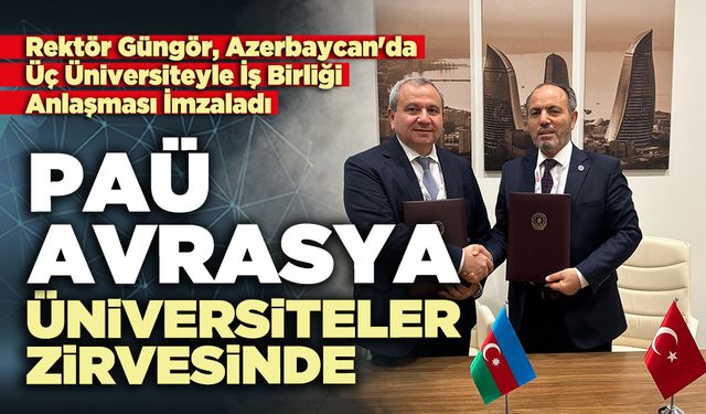 PAÜ Avrasya Üniversiteler Zirvesinde