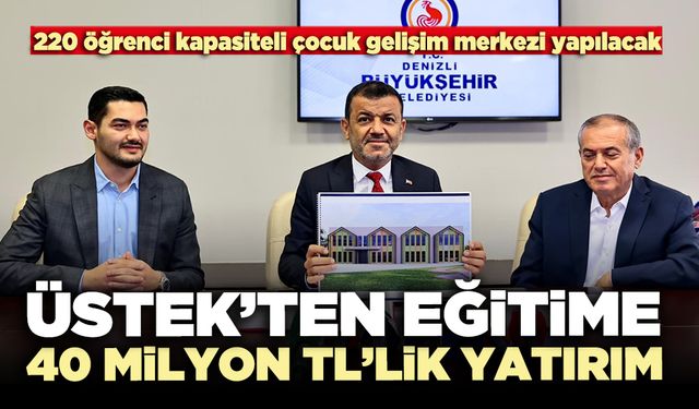 İş İnsanı Mustafa Üstek’ten eğitime 40 milyon liralık yatırım