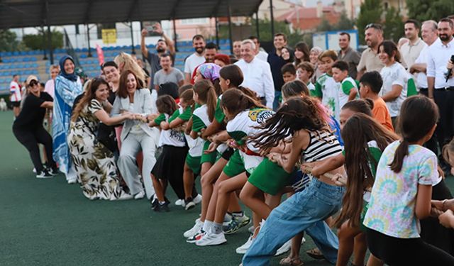 Spor festivali aileleri bir araya getirdi