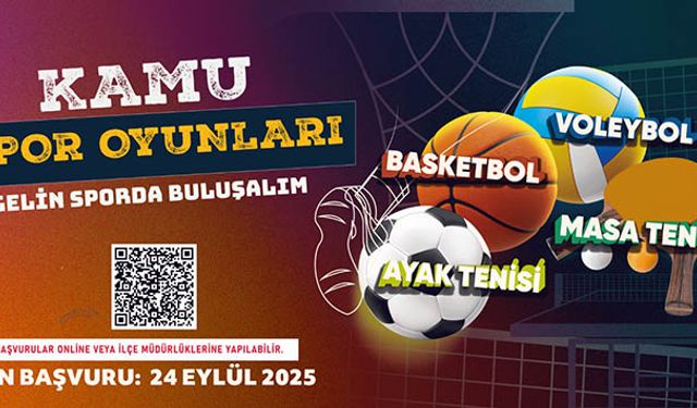 Kamu spor oyunları başlıyor