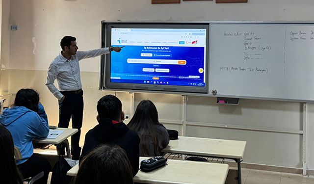 İŞKUR’dan Öğrencilere Mesleki Yönelim Semineri