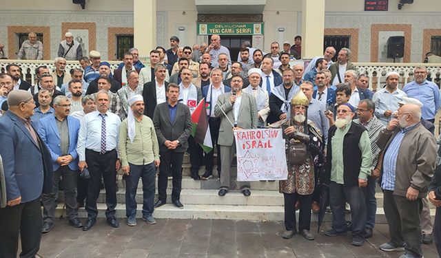 Denizli’den Sumud Filosuna destek eylemi